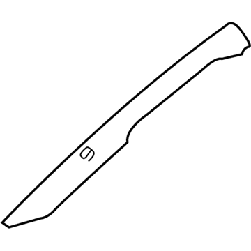 Jeep 5HF62TL2AD Pillar Molding