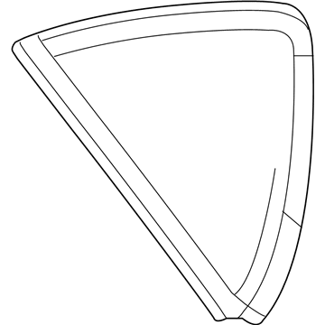 Dodge 68145465AC Quarter Glass