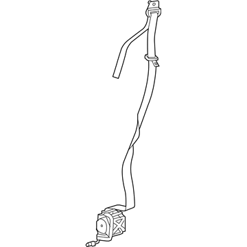 Jeep Wrangler JK Seat Belt - 5KC66DX9AG