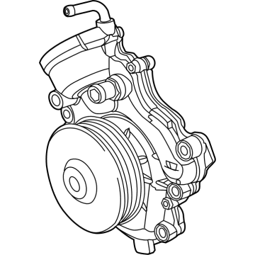 Jeep Wrangler Water Pump - 68524862AA