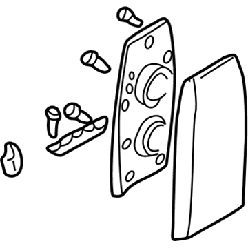 Mopar MR621710 Lid Assembly, Black