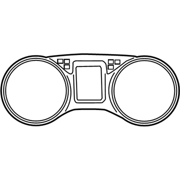 Dodge 68236618AA Cluster Visor