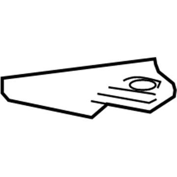 Jeep 5115732AA Hold Down