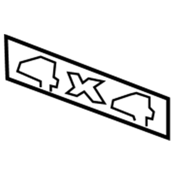 Dodge 55277438AA Nameplate