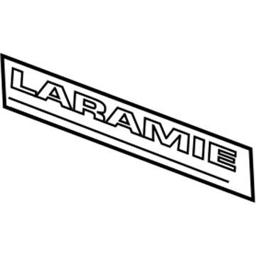 Ram 68001724AA Nameplate