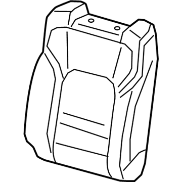 Mopar 6RE21BD3AC Seat Back Cover, Black, Front Driver Side Mopar 6RE21BD3AC Seat Back Cover, Black, Front Driver Side