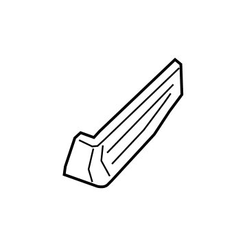 Mopar 5ZF13LC5AF Track Cover, Beige Mopar 5ZF13LC5AF Track Cover, Beige