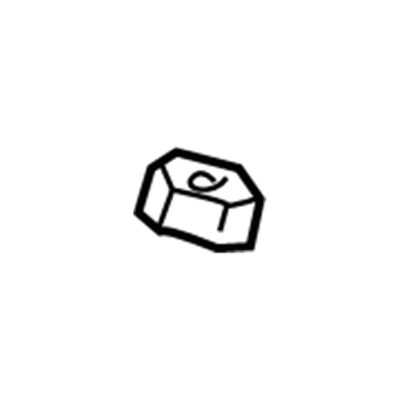 Chrysler 5096974AA Shock Nut