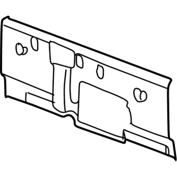 Mopar 5GR33XDVAE Rear Trim Panel, Gray
