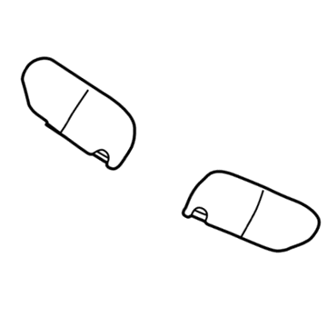 2004 Dodge Ram 1500 Sun Visor - XB05TL2AA