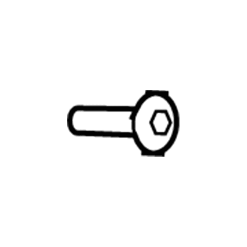 Dodge 6512237AA Bumper Cover Retainer Screw