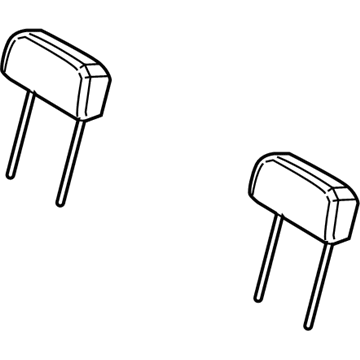 Chrysler 1FQ391D5AA Headrest