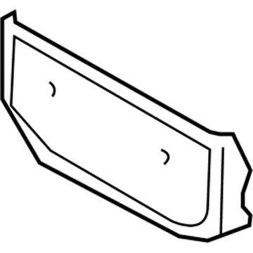 2004 Dodge Sprinter 3500 License Plate - 5104524AA