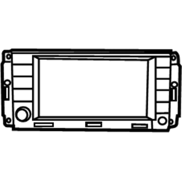 Mopar 5091325AF AM/FM Radio