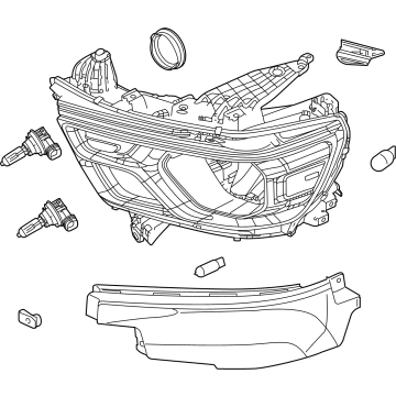 2019 Ram 1500 Headlight - 68316086AJ