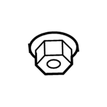 Dodge 6104716AA Transmission Mount Bracket Nut