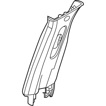 Dodge 7UT56LXHAA Upper Center Pillar Trim