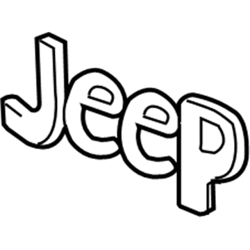 Jeep 5182390AB Nameplate