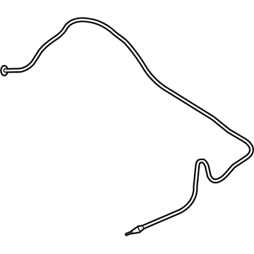 Jeep Grand Cherokee WK Hood Cable - 68032581AE