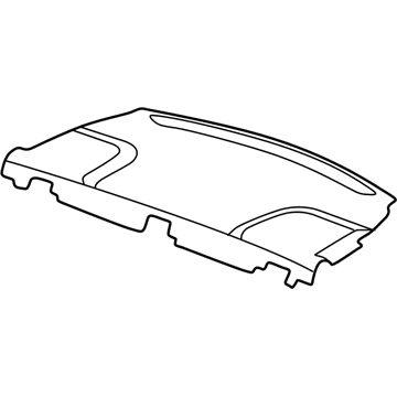 Chrysler TJ07WL8BC Package Tray Trim