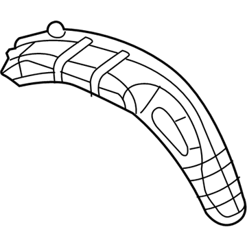 Mopar 55362268AG Wheelhouse Panel, Rear Passenger Side