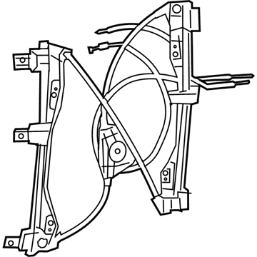 Chrysler Pacifica Window Regulator - 68314749AA