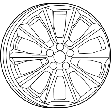 Chrysler 4755553AA Wheel, Alloy