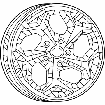 Chrysler 4755554AA Wheel, Alloy