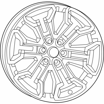 Ram 68565553AC Wheel, Alloy