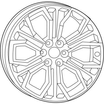 Ram 68565551AC Wheel, Alloy