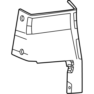 Ram 7JQ68JXWAA Lower Center Pillar Trim