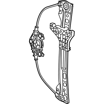 2014 Dodge Dart Window Regulator - 68170374AA