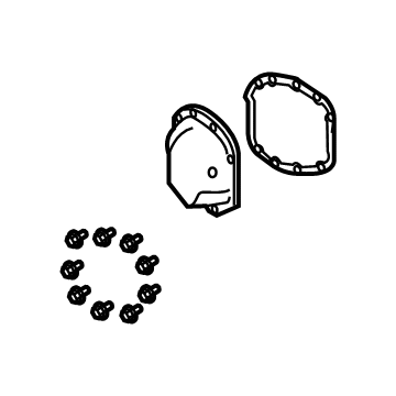 Jeep 68401295AA Differential Cover