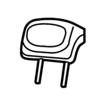 Chrysler 1VR06DX9AB Headrest, Center