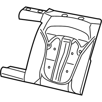 Mopar 68084473AE Seat Back Pad, Rear Driver Side