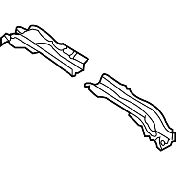 Mopar 55359740AA Crossmember, Rear Passenger Side