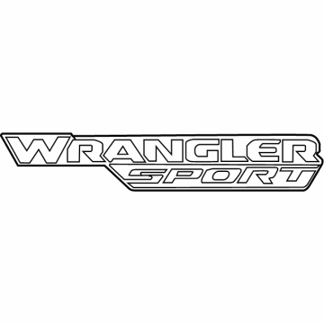 Mopar 6BM44CA1AB Decal, Silver, Front