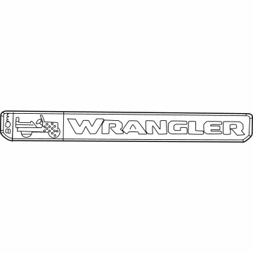Jeep Wrangler Emblem - 68506269AC