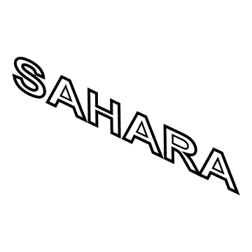 Jeep Wrangler Emblem - 68291782AA