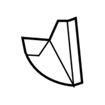 Mopar 1HR96DK2AC Extension Panel, Beige, Front Passenger Side