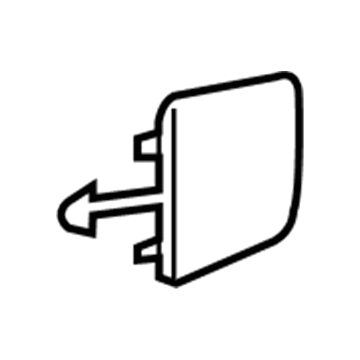 Dodge 1AX19TZZAA Tow Bracket Cover