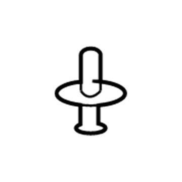 Dodge 4806334AA Bumper Cover Fastener