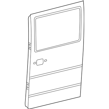 Dodge 5123801AA Door - Side Cargo