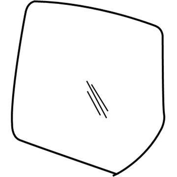 Jeep 68003878AA Mirror Glass