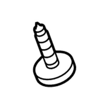 Dodge 6508387AA Splash Shield Screw