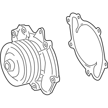 Dodge 68087367AB Water Pump