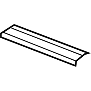 Mopar XQ91XDBAE Front Sill Plate, Dark Gray, Driver Side Mopar XQ91XDBAE Front Sill Plate, Dark Gray, Driver Side