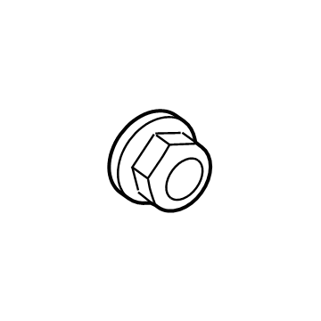 Dodge 6102398AA Power Mirror Nut