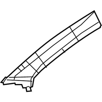 Jeep 6VA92DX9AA Windshield Pillar Trim
