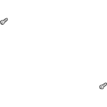 Dodge 6035556 Lower Trim Panel Screw